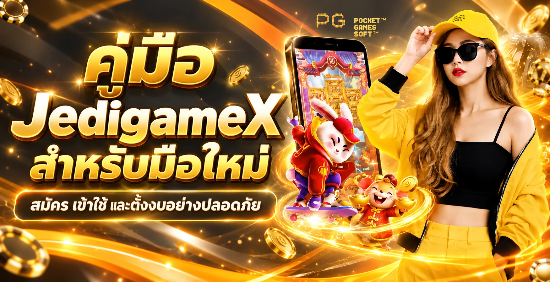 JedigameX คู่มือสมัคร เข้าใช้ และตั้งงบสำหรับมือใหม่